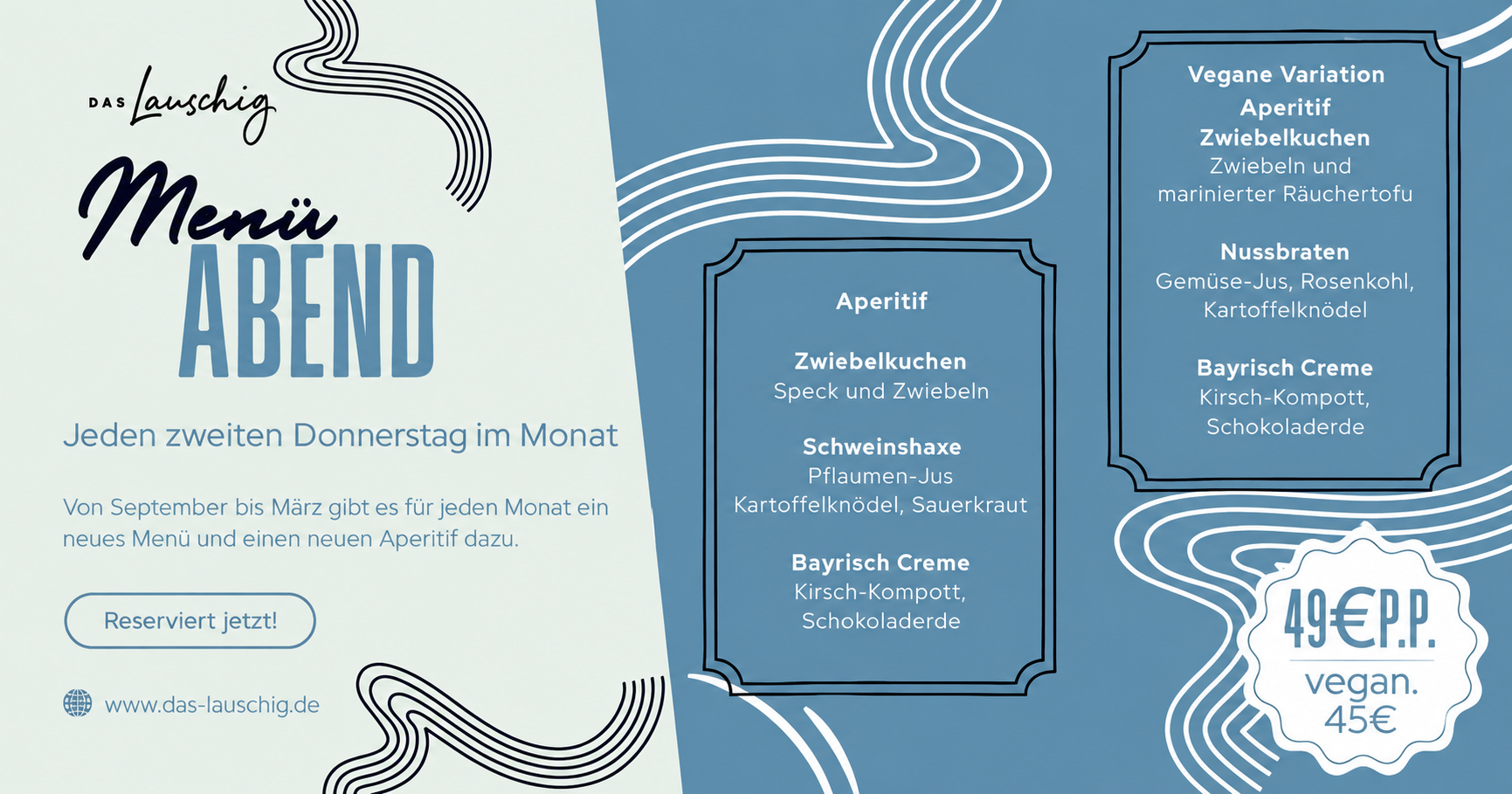 Angebot: Menü-Abend